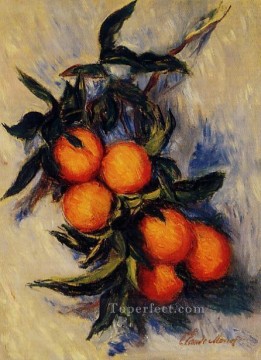  fruit Oil Painting - Orange Branch Bearing Fruit Claude Monet